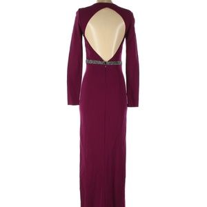 Stunning Nicole Miller Red Cranberry Berry Gown Size 8P